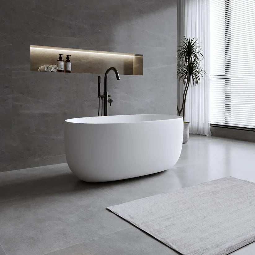 Elevate Your Backyard with a Freestanding Soaking Tub and Outdoor TV Enclosure