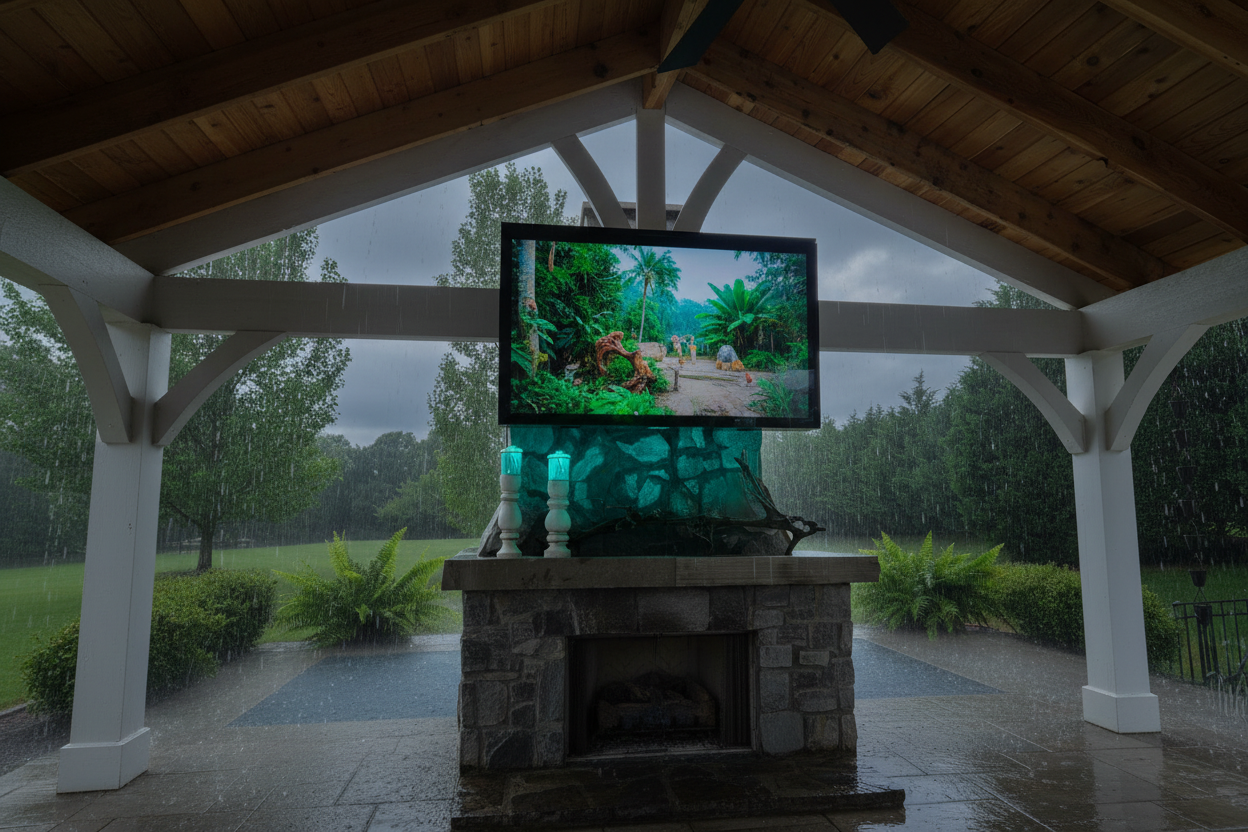 How to Prevent Outdoor TVs from Frequently Failing During the Rainy Season?