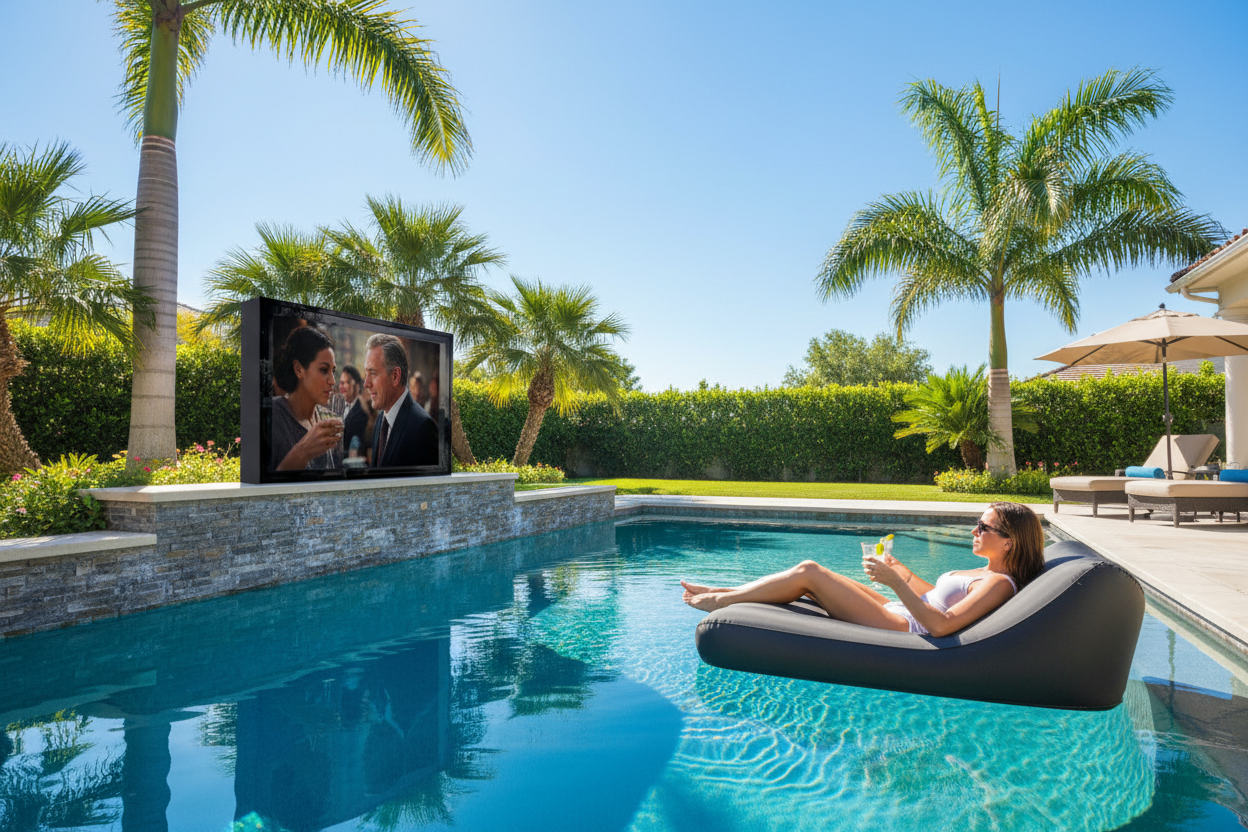 Why Regular TVs Fail Outdoors: The 4 Hidden Killers Ruining Your Entertainment