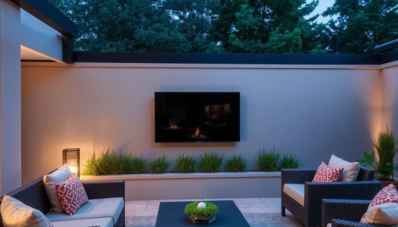 waterproof outdoor tv enclosure