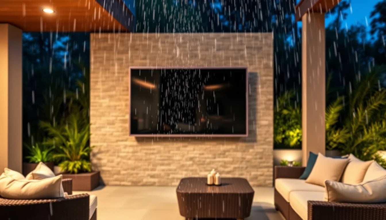 Waterproofing Your TV: A Comprehensive Guide to Outdoor Entertainment