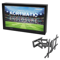 The Acrtmatic 70-75" Outdoor TV Enclosure with Tilt Mount
