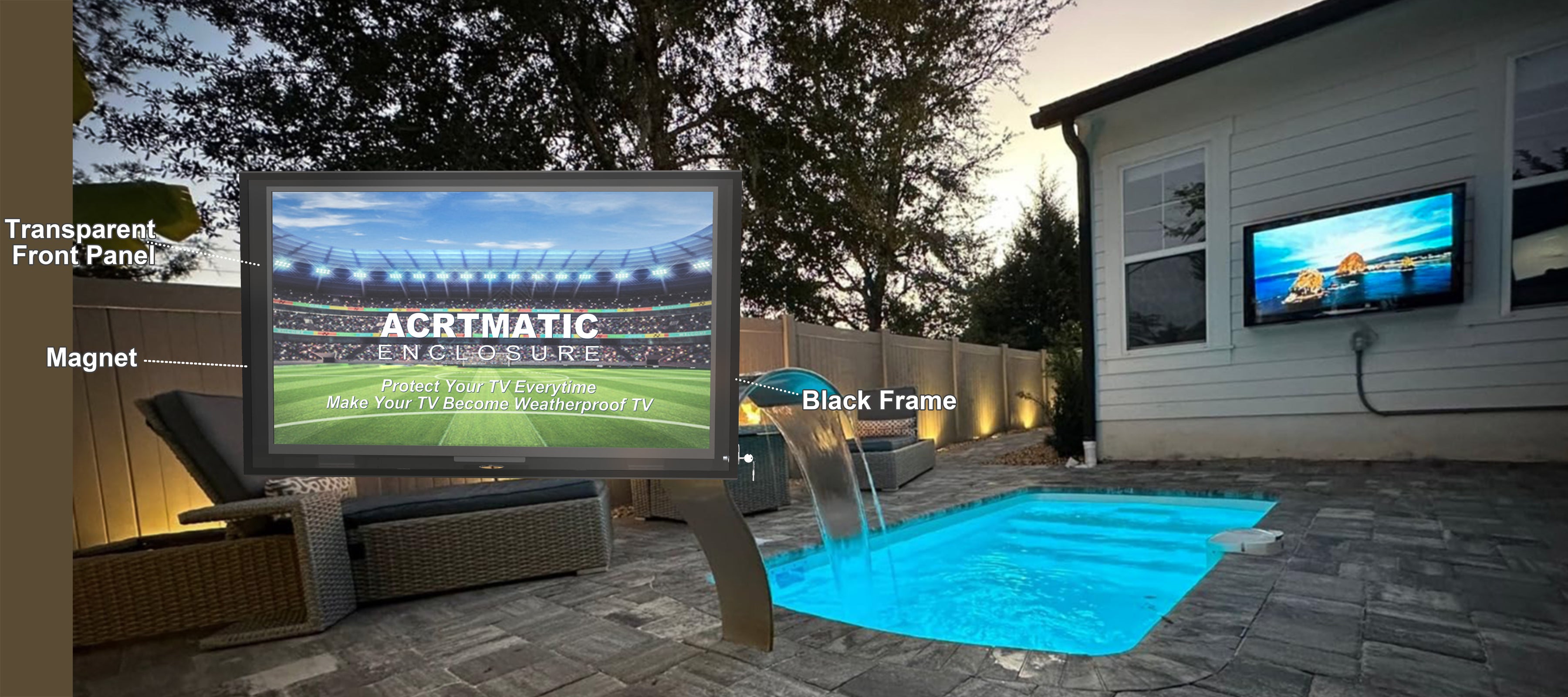Acrtmatic Weatherproof Outdoor TV Enclosures & Cabinets