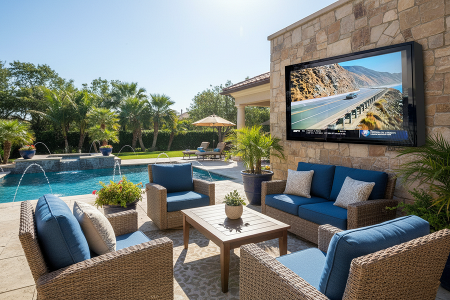 Outdoor TV Enclosure 28–120 Inch | Weatherproof & Lockable – AcrtMatic ...